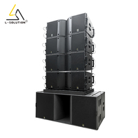 Conjunto de Altavoces Line Array 8+2 K212-A KS28-A Subwoofer de 2400W RMS con Estuches