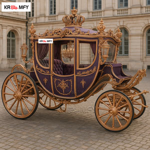 Decoración Navideña para Exteriores, Carroza Real Eléctrica de Lujo con Cuatro Ruedas para Paseos Turísticos - Product Image 5