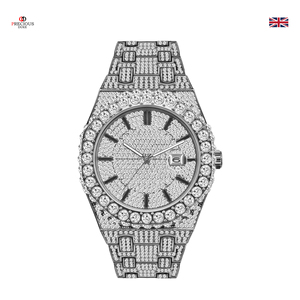 Orologio da Uomo PRECIOUS DUKE di Lusso con Diamanti, Cassa in Lega, Orologio alla Moda, Resistenza all'Acqua 3 bar, Quadrante <span class=keywords><strong>42</strong></span>, Movimento al Quarzo - Product Image 5