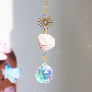 Wholesale High Quality Natural Suncatcher <b>Crystal</b> Sun Catcher Home Decor Healing <b>Crystal</b> <b>Raw</b> <b>Crystal</b> Hanging - Product Image 4