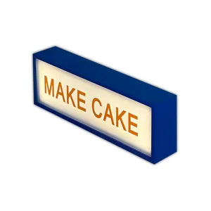 Desktop Lightbox Customized Desktop Lightbox Store Sign Charging Style Prompt Light Box Removable And Replaceable Panel