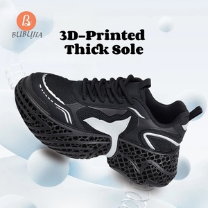 Chaussures de sport décontractées pour hommes et femmes, imprimées en 3D, à tige haute, semelle épaisse, confortables, grande maille respirante - Product Image 2