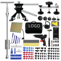 Outil de redressage de bosses sans peinture pour véhicules, extracteur de pont pour réparation de dommages de grêle, kits de réparation de bosses automobiles en acier inoxydable et fer AC
