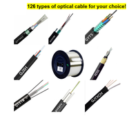 Kabel Drop Fiber Optik GJYXFCH GJYXCH 2Core 4Core Kawat Baja Penyangga Mandiri