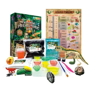 BIG BANG SCIENCE DIY Dino Skeletons Educational Toy Geographic Science Experiment Kit Explore Paleontology Science kit for kids