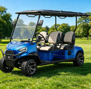 Voiturette de golf 4 places de style importé avec système multimédia, grandes roues pour le tourisme et l'utilisation en club, chariot de golf 48V 4 places - Product Image 1