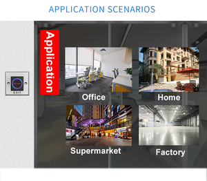 Tombol keluar 12V baja tahan karat tanpa sentuhan <span class=keywords><strong>Sensor</strong></span> inframerah tombol keluar kontrol akses pintu keluar tombol tekan - Product Image 6
