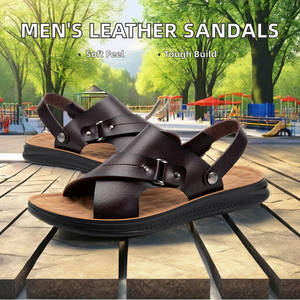 <span class=keywords><strong>Sandali</strong></span> da <span class=keywords><strong>uomo</strong></span> fatti a mano <span class=keywords><strong>in</strong></span> <span class=keywords><strong>vera</strong></span> <span class=keywords><strong>pelle</strong></span> pantofole piatte da esterno a due vie uso <span class=keywords><strong>sandali</strong></span> per gli uomini di alta qualità - Product Image 2