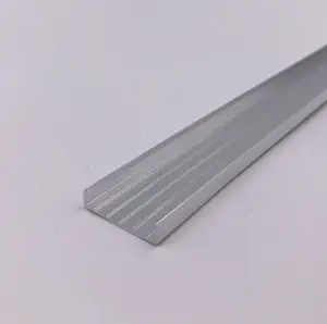 perfiles de aluminio en 21mm U forma para borde decorativo de moldura de azulejo de ribete