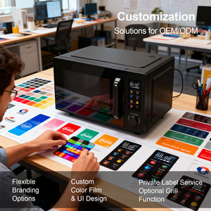 <span class=keywords><strong>Horno</strong></span> <span class=keywords><strong>microondas</strong></span> integrado inteligente digital <span class=keywords><strong>de</strong></span> 20L con parrilla 3 en 1 Combo multifuncional para uso comercial doméstico pequeño en <span class=keywords><strong>el</strong></span> rango - Product Image 6