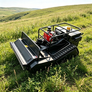 Nuevo y popular cortacésped de control remoto con giro cero y cuchillas de martillo, segadora de heno para corte de césped agrícola - Product Image 1