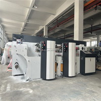 Imprimante flexographique haute vitesse 2 couleurs étiquettes film plastique rouleau de papier auto-adhésif pour rouler la machine d'impression d'étiquettes flexo
