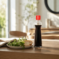 Bouteille à sauce en verre de haute qualité, distributeur d'huile et de vinaigre hermétique incurvé, récipient de rangement de cuisine multi-tailles