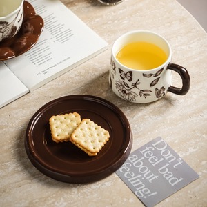 Ensembles de tasses et soucoupes à café en céramique pour le thé de l'après-midi à la française, vente en gros de tasses à eau et à café - Product Image 4
