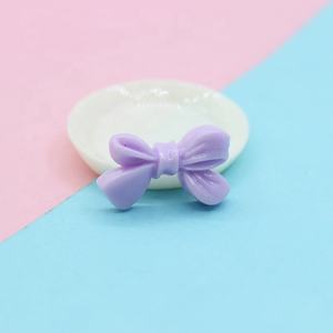Cabochon plat en résine coréen nœud papillon coloré pour la fabrication de bijoux DIY, boucles d'oreilles, épingles à cheveux, décoration de coques de téléphone, garniture pour slime - Product Image 6