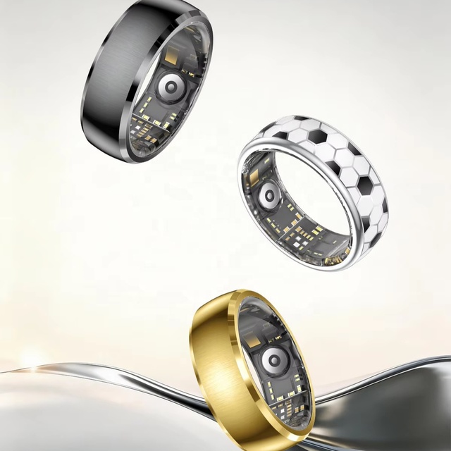 SHR SY15 Smart Health Ring App Control Heart Rate HRV Tracking Discrete Vibration Alerts Calls Messages Sleep Wellness 5ATM