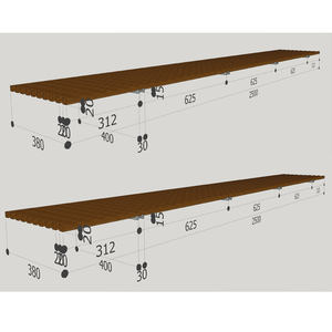 Meetvii — panneau de râpe en bambou massif tissé, bande pour le nettoyage des enfants, nouveau design, 2022 - Product Image 1