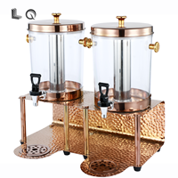 Dispenser Minuman Stainless Steel Komersial Mewah Laris Manis, Tahan Lama 16L, Plastik Food Grade, Dispenser Minuman