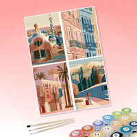 Kits de peinture par numéros DIY personnalisables, ensemble de peinture à l'huile non personnalisé pour adultes, enfants et débutants, livraison directe