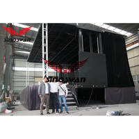 Fabricant professionnel chinois SINOSWAN ST120, remorque de scène mobile de Henan à vendre