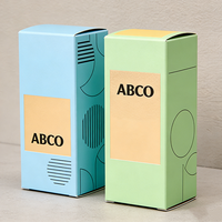 Boîtes en carton blanc pliables personnalisées pour emballages de cosmétiques, soins de la peau, parfums, rouges à lèvres et produits de soins personnels