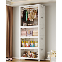 Casa Prefabricada Contenedor Plegable pliable en plastique bébé jouet jouets organisateur boîte armoire de rangement support enfants