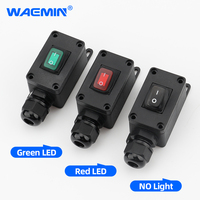 Petit interrupteur à bascule électronique étanche IP65 12V 220V pour extérieur 6A 10A