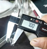 Sertisseuse manuelle pour bouchons de flacons en aluminium 8 mm/7 mm pour bouteilles en verre, applications chimiques et de boissons, garantie 1 an, facile à utiliser