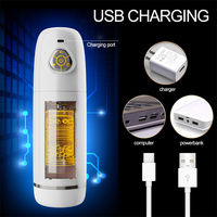 Aircraft Cup Sexspielzeug für Männer Automatische Teleskop rotation Männliche Taschenlampe Masturbation Cup Mit 4 Sprachen Stimme