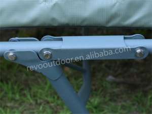 Cama de <span class=keywords><strong>Pesca</strong></span> Plegable con 6 Patas, Patas para Lodo, Acolchado de Felpa, Estructura de Acero, Cómoda - Product Image 3