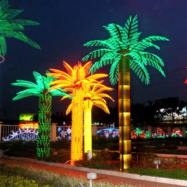Party Supplies Christmas Lights Outdoor Decoration Led Palm Tree