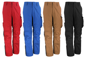 מותאם אישית שחור 63/35TC גברים של עבודת מכנסיים בנייה לעבוד מכנסיים רב כיס מכנסיים מטען - Product Image 3