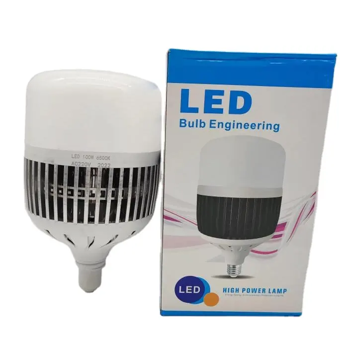 Yüksek güç LED ampul lamba beyaz 6500k LED ışık ampuller 50w 100w 150w E27 garaj depo atölye için yüksek Watt ticari ampul