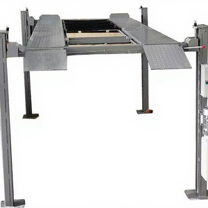 Promotion : Élévateur de stationnement automobile à quatre poteaux haute capacité avec roulettes, empileur double niveau, équipement de levage hydraulique pour voitures - Product Image 1
