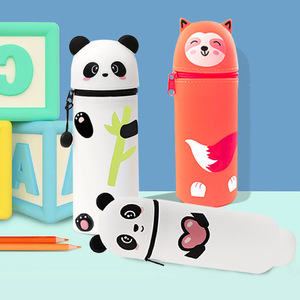 Estuche de Silicona para Lápices con Diseño de Conejo, Estuche de Silicona para Lápices con Dibujos Animados, Bolsa de Silicona para Material Escolar - Product Image 1