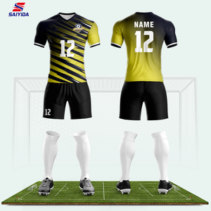 Uniforme de fútbol retro personalizable establece camiseta Impresión digital original con nombre personalizado suministro OEM - Product Image 5