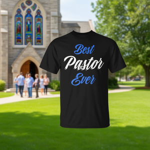 Meilleur T-shirt pour Pasteur, Cadeau d'Appréciation pour Hommes et Femmes, Produit Promotionnel Premium - Product Image 3