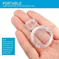 1 pièce Dispositif anti-ronflement en silicone pour un sommeil réparateur, pince nasale magnétique anti-ronflement pour une meilleure qualité de sommeil, outil de soin personnel