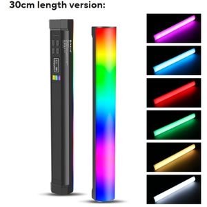 ไฟเติม PULUZ 30 ซม. รุ่น PU-4139 แบบพกพา แม่เหล็กติดได้ ไฟ LED เติมแสงสี RGB สำหรับถ่ายวิดีโอ วีล็อก ถ่ายภาพ 10 วัตต์ - Product Image 5