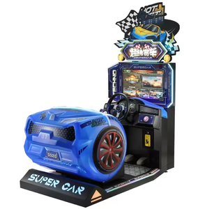 Máquina de Juegos de Carreras Life Fun LFA009, Pantalla LCD HD de 26 Pulgadas, Funciona con Monedas, Azul/Rojo, Superventas - Product Image 4