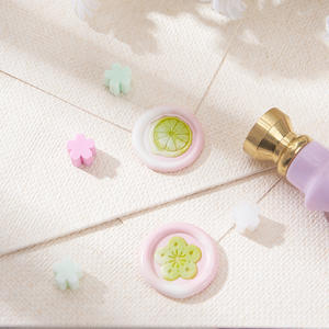 真鍮銅シールスタンプミニシールオリジナル直径1.5cmワックスシールスタンプ - Product Image 4