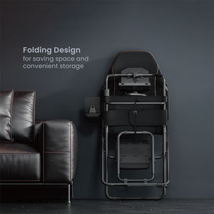 LRS13-BS01 Set Completo Sedile Simulatore di Guida Pieghevole Postazione da Corsa <span class=keywords><strong>Sim</strong></span> Racing Supporto per Volante Pedali e Cambio per F1 G290 Guida su PC - Product Image 3