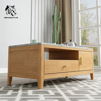 Table basse moderne en bois, design contemporain, meubles de salon, table de café, fabrication chinoise, bon prix, personnalisation possible, grand stock disponible, prête à être expédiée.
