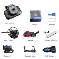 Caméra embarquée 4K Ultra HD 3,0 pouces, enregistrement en boucle 1080P, DVR de voiture pour surveillance continue