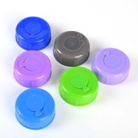 Bouchon à vis fileté de rechange pour la maison, trois pièces, couvercle multi-couleurs en plastique pour bouteille