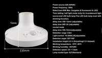 PDLUX Luz de Techo Smart Life con Sensor de Movimiento de Seguridad Interior para Lámpara E27, 1 Unidad