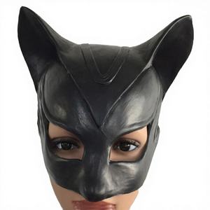Disfraz de Cosplay de Mujer Gato Sexy de Ecowalson, Unisex, para Adultos, Disfraz de Superhéroe de Película, Máscaras de Fiesta de Halloween, Accesorios de Fiesta de Látex - Product Image 1