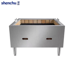<span class=keywords><strong>Asador</strong></span> de Lechones a la Brasa Comercial, Parrilla de Carbón de Acero Inoxidable para Asar Lechones Crujientes para Banquetes - Product Image 1