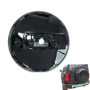 Cubierta de neumático negra completa SUV accesorio Exterior ABS cubierta de <span class=keywords><strong>rueda</strong></span> de <span class=keywords><strong>repuesto</strong></span> cubierta de neumático de compartimento para BYD Formula Leopard <span class=keywords><strong>5</strong></span> - Product Image 1