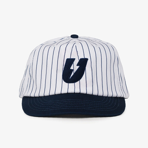 <span class=keywords><strong>Casquette</strong></span> de baseball personnalisée à six panneaux non structurée bicolore à bord court avec broderie personnalisée à rayures pour hommes – Vente en gros de skateboards - Product Image 2
